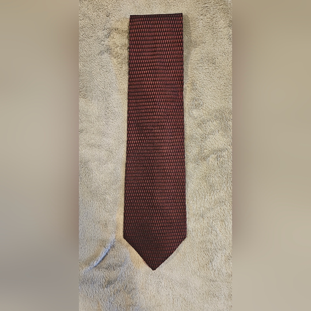 NOB HILL COLLECTION Adult Burgundy Necktie